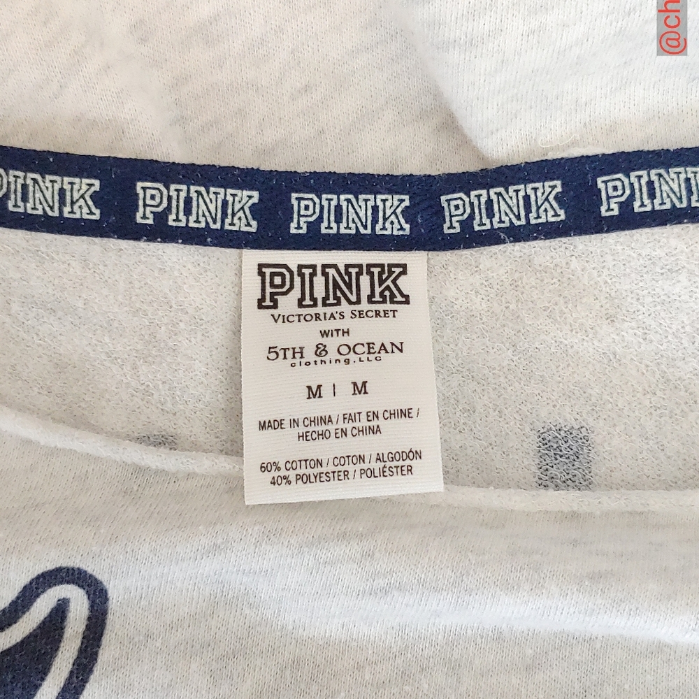 VS PINK with 5th & Ocean lightweight sweatshirt - Picture 3 of 4